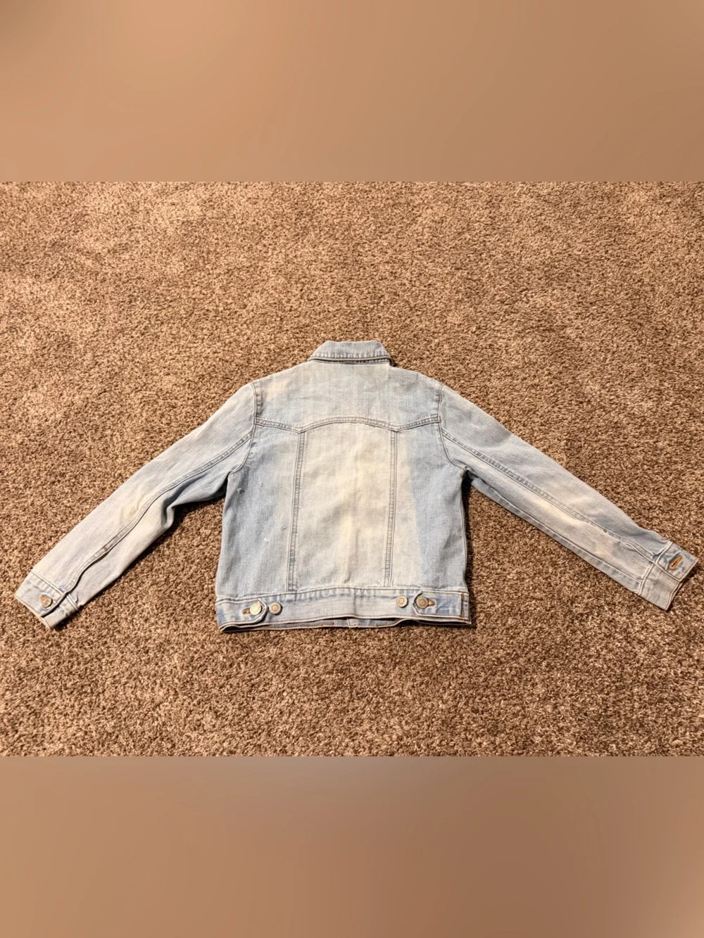 Girls Light Wash GAP Denim Jacket - Classic Blue